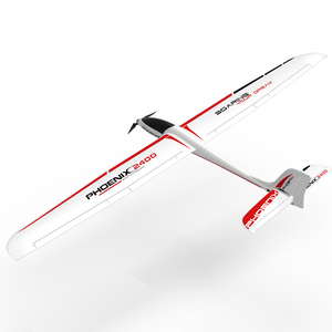 MT Volantex <span class=keywords><strong>Radio</strong></span> Control Glider <span class=keywords><strong>Phoenix</strong></span> 2400 avec fuselage monocoque en plastique, moteur brushless, 5 canaux, presque prêt à voler (PNP) 759-3 - Product Image 1
