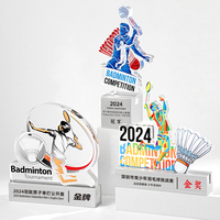 Trophée personnalisé en acrylique gravé en 3D avec photo, image iceberg, texte, souvenir, cadeau, médailles, plaques, étanche, haute qualité