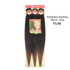 Extensions Capillaires à Tresser Pré-Étireées 6X en Gros – Pack Géant, Résistantes à l'Eau Chaude, Excellente Fibre Synthétique - Product Image 6