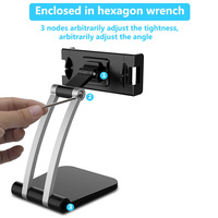 Vente chaude Durable Mobile Accessoires Conception Ergonomique 360 Degrés Rotation Portable Pliant Tablette Téléphone Support De Support