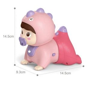 Jouet rampant pour bébé, poupée rampante électrique, les tout-petits apprennent à grimper, jouets touch sense, jouet avec son et éclairage - Product Image 5