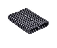 Tubo de drenaje corrugado plano de HDPE, tubo de drenaje con tela no tejida envuelta para golf y drenaje de hierba natural, en el que se puede drenar