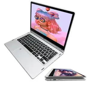 2023 yeni 360 Yoga dokunmatik düşük fiyat dizüstü 11.6 inç Intel Celeron N4020 Ips 1366*768 dizüstü iş okul dizüstü bilgisayarlar