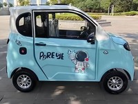 Nuevo Auto Eléctrico Chino de 4 Ruedas y 4 Asientos, Mini Auto Eléctrico para Personas Mayores