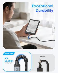 Cable USB de Carga Rápida SUNGUY Tipo-C de 18W con Material de Aluminio para Banco de Energía y Uso en Automóvil - Product Image 5