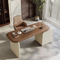 Table d'ordinateur de bonne qualité villa intérieure utiliser des meubles en bois salle d'étude bureau rectangle