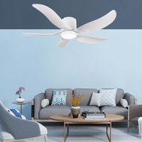 Plafonnier de ménage de ventilateur de télécommande électrique de ménage de vente élevée avec le flux d'air ascendant de circulation