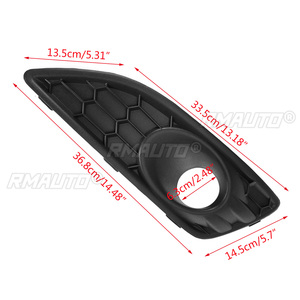 ตะแกรงครอบไฟตัดหมอกแบบรังผึ้งด้านหน้าซ้ายขวา สำหรับ Ford Fiesta Mk7 Facelift ปี 2013-2017 - Product Image 3