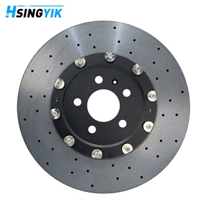 Rotor de disque de frein arrière en céramique de carbone Hsingyik pour <span class=keywords><strong>Audi</strong></span> <span class=keywords><strong>A6</strong></span> C8 A7 RS6 RS7 Q8 RS 4K0615601A 370X30MM - Product Image 2