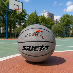 Pallone da Basket <span class=keywords><strong>Professionale</strong></span> di Alta Qualità Personalizzabile Misura 7 Ufficiale per Allenamento e Competizione - Product Image 5