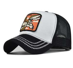 Personalized Applique Logo Trucker Baseball Cap Wholesale Bulk Camouflage <b>Rabbit</b> Embroidery Baseball Cap - Product Image 3