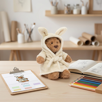 Cadeaux personnalisés pour la fête des mères, en coton, figurines d'anime créatives et culturelles, ours en peluche pour les designs de style Jellycat