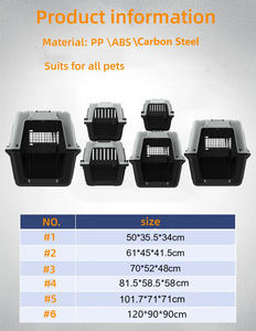 ผู้ให้บริการสัตว์เลี้ยงแบบแข็งขนาด XL XXL XXXL ขนาด101.7*71*120*90*90ซม. - Product Image 2