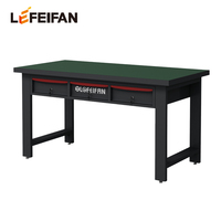 Meubles de garage banc de travail en métal établi antistatique table de travail en acier utilisation en atelier