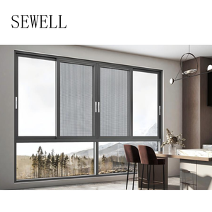 Certified Soundproof Aluminum Tempered Double Glazed Sliding <strong>Window</strong> Balcony <strong>Window</strong> for Hotel Apartment Living Room - Product Image 2