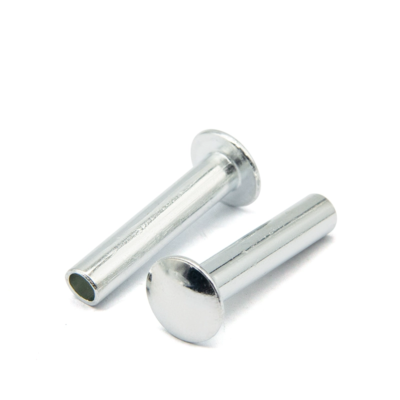 Custom 5mm 6mm 8mm Copper Semi Tubular Rivet Aluminum Round Head Countersunk CSk Flat Head Truss Head Semi Tubular Rivet