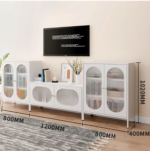 Meuble TV Télévision pour le salon Meuble de luxe pour la chambre à coucher Meuble de rangement pour la maison avec étagère réglable - Product Image 3