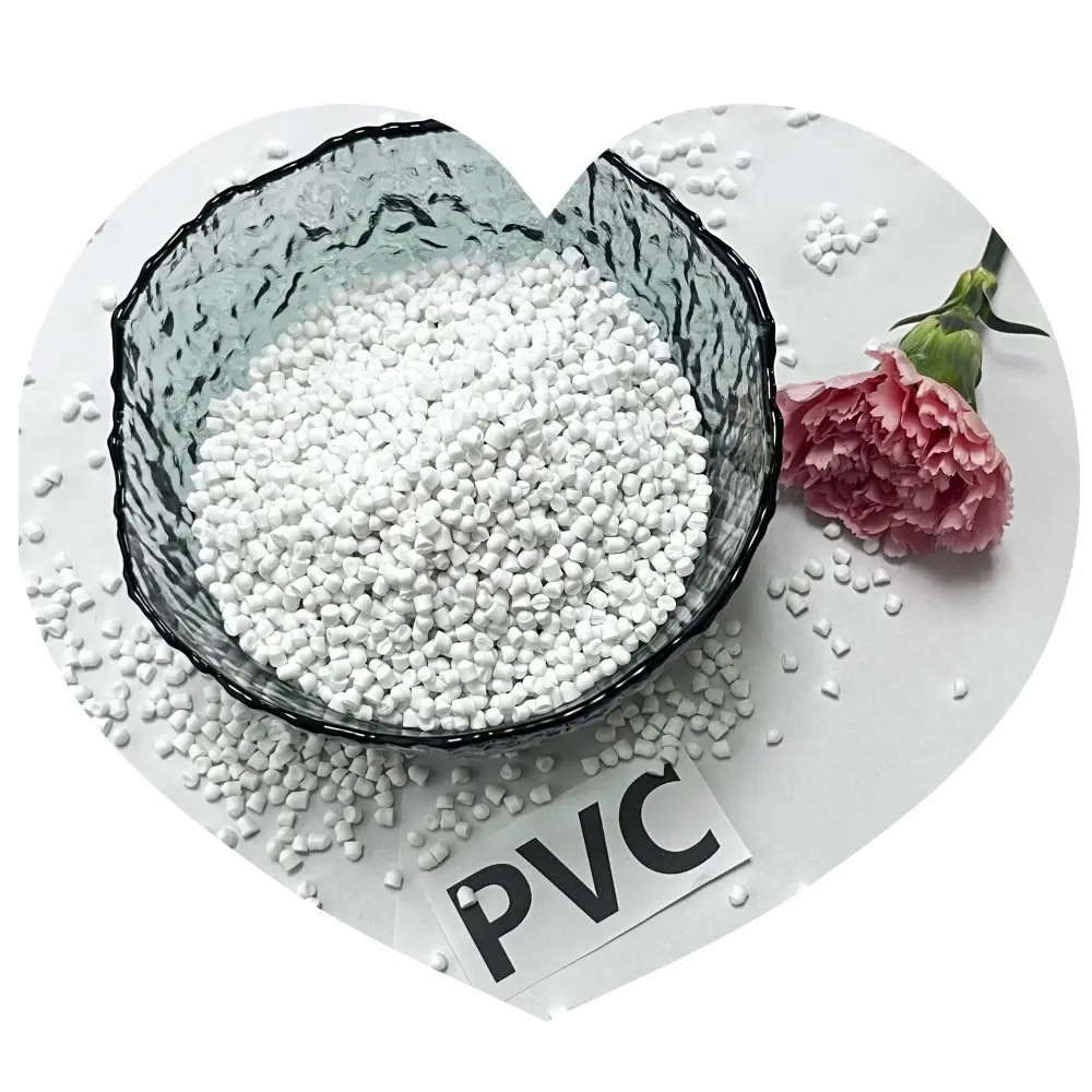 Plásticos de uso general Ignífugo PVC HI pellets materia prima