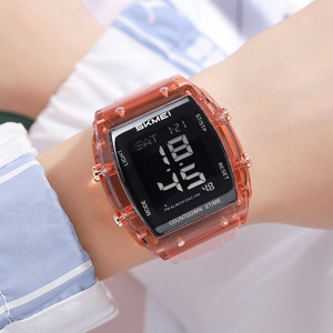 Skmei Digital Watch Unisex Silicone Strap 50m Waterproof Electronic Wristwatch With Light And Countdown Feature - Product Image 3