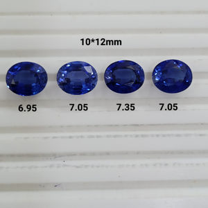 Zafiro Azul Cultivado en Laboratorio, Corte Ovalado, Gema Suelta de Calidad Premium para Joyería Fina, para la Elaboración de Joyas - Product Image 3