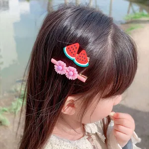 Wholesale 14pcs Set Cartoon Rainbow Hair Pin Handmade For Girls Kids Hair Accessories Fancy Cute Hair Clip