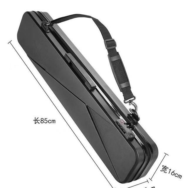 American Style PU Custom Made Pool Cue Case 1/2 Jointed Billiard Bag Combination Lock Lightweight Durable Large Capacity