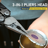 Pince multifonction Xhandle MT-75 15-en-1 avec lame de précision VG10, coupe-fil en carbure de tungstène, outil de poche EDC pour l'extérieur