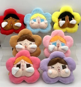 Peluche mignonne nœud papillon visage triste, poupée en peluche douce de dessin animé, figurine pleurante Kawaii, fournisseur de machines à pinces, prix de <span class=keywords><strong>jeu</strong></span> d'arcade - Product Image 5