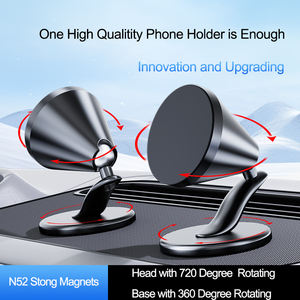 2025 nueva llegada soporte de teléfono de coche de rotación de 720 grados FORMA DE <span class=keywords><strong>Suona</strong></span> magnética de alta calidad para el hogar al aire libre y uso del tablero - Product Image 2