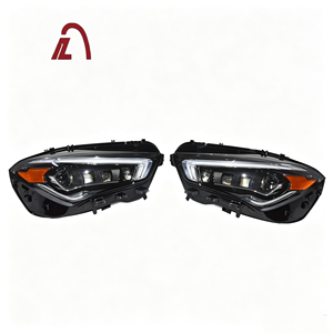 Versione USA <span class=keywords><strong>CLA</strong></span> 118 AMG configurazione alta 3 obiettivi fari a Led per <span class=keywords><strong>Mercedes</strong></span> <span class=keywords><strong>Benz</strong></span> <span class=keywords><strong>CLA</strong></span> W118 2020-2023 <span class=keywords><strong>CLA</strong></span> X118 accessori auto - Product Image 3