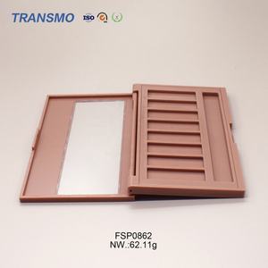 Étui à fards à paupières personnalisé carré, étui à palette de fards à paupières rose clair, 8 couleurs, étui à fards à paupières - Product Image 5