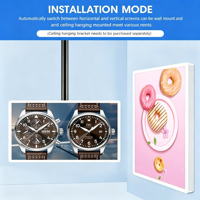 AWSTOUCH - Señalización Digital LCD de 22-100 Pulgadas para Montaje en Pared, Diseño de Pantalla Dividida Múltiple, Compatible con Gestión Remota de Contenido en la Nube