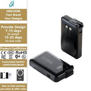 Productos Premium Más Vendidos Transfronterizos 2026: Batería Externa <span class=keywords><strong>de</strong></span> Plástico <span class=keywords><strong>de</strong></span> 20000mAh con 2 Cables Integrados, Enchufe <span class=keywords><strong>de</strong></span> CA y Estación <span class=keywords><strong>de</strong></span> Carga Rápida <span class=keywords><strong>de</strong></span> 22.5W - Product Image 1