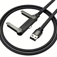 Support de téléphone multifonction à chargement rapide, câble de données, support de téléphone pour le jeu, utilisation durable, rotation à 360 degrés, vente chaude