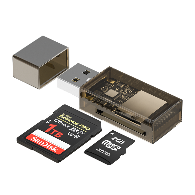 USB (couleur marron transparent)