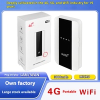 Enrutador WiFi portátil 4G para coche con interfaz USB externa, tarjeta enchufable Mifi de Sudamérica usada para destinos europeos