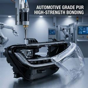Adhésif thermofusible PUR réactif de qualité automobile <span class=keywords><strong>pour</strong></span> l'assemblage des phares de <span class=keywords><strong>voiture</strong></span>, le collage des garnitures intérieures, <span class=keywords><strong>colle</strong></span> structurelle durable - Product Image 2