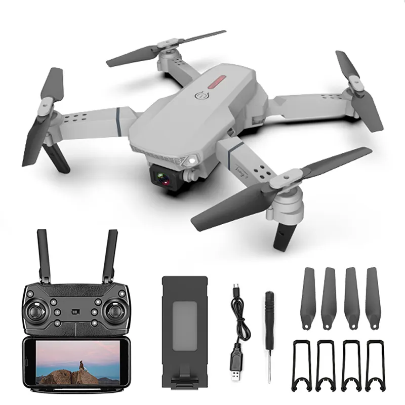E88 Drone Global Trending on Amazons Online 720P 4K Dual Drone Camara VS Mavic Mini Air Drone