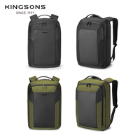 Mochila para Portátil de Negocios, Duradera, con Logotipo Personalizado, de Poliéster, Impermeable, para Viajes, Trabajo, Unisex, 20L