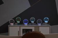 Petite lampe de bureau LED 3D à sable mouvant RGB7/RGB16, décoration de chambre, lampe à peinture de sable