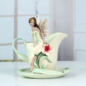 Juego de Accesorios de Baño de Estilo Nórdico, Figura de Ángel de Resina, Organizador de Loción para Baño, Decoración para el Hogar, Regalo - Product Image 2
