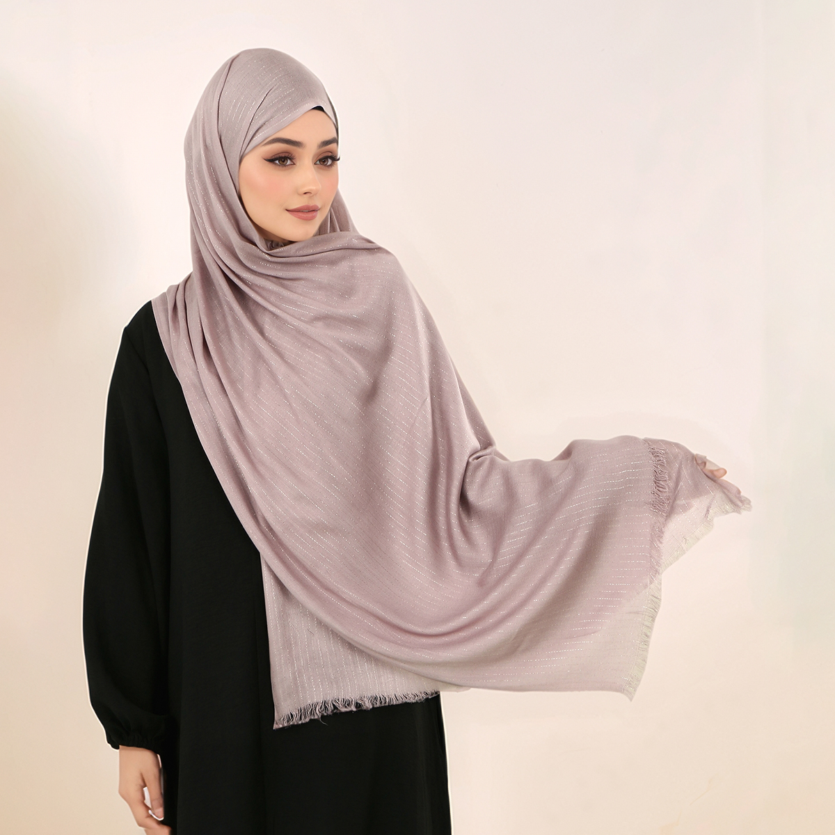 plain shawl chiffon