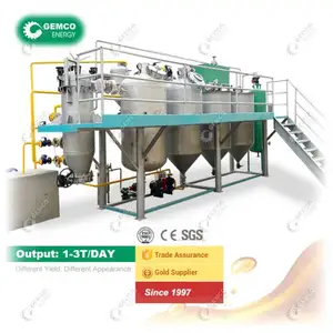 Máquina de refinería de aceite de girasol y coco para procesamiento de refinación, Mini palma de cacahuete, crudo, aceite de Cachemira, superventas, 2023