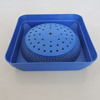 Boîte de nidification rectangulaire en plastique durable et légère pour pigeons de course – Conception simple pour l'élevage et le repos des oiseaux