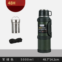 Botol Air Vakum Terisolasi Stainless Steel 304 Kapasitas Besar Warna Kustom Portabel Klasik untuk Perjalanan Luar Ruangan dan Berkemah
