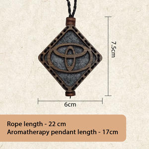 <span class=keywords><strong>Perfume</strong></span> logotipo personalizado de larga duración coche colgante ambientador Tarjeta de madera para coches logotipo personalizado perfumado ambientador de coche personalizado - Product Image 4