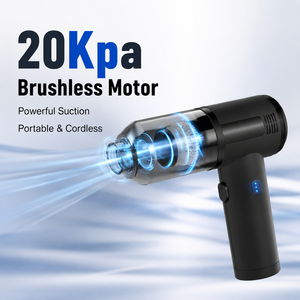 20KPa Brushless Cordless Handheld <b>Vacuum</b> Cleaner Air Duster 3 Speed Rechargeable <b>Portable</b> Mini Car Home <b>Vacuum</b> Cleaner OEM ODM - Product Image 1