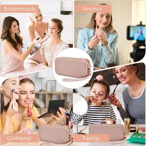 New Travel <b>Makeup</b> Brush <b>Storage</b> Bag Silicone Holder Dustproof Multi Functional <b>Box</b> for Travel and Make up - Product Image 5