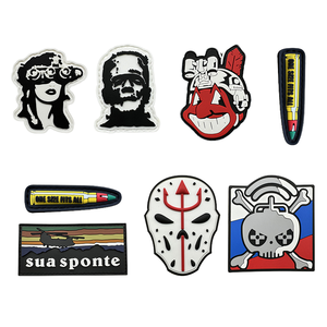 Brazalete de PVC para observación en primera línea al aire libre, insignia de moral 3D resistente al agua para drones, con diseños de Seal, Pin, Frankenstein, Chastiser, 10x8cm - Product Image 1