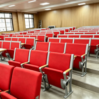 Chaises empilables confortables pour auditorium scolaire, salles de conférence, salles de formation et espaces communautaires